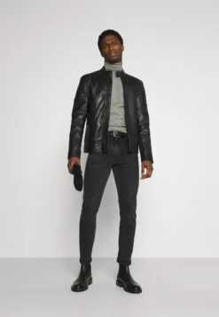 Pier One 2 PACK - Strickpullover - Black/mottled Light Grey