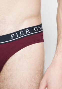 Pier One BRANDED WAISTBAND BRIEFS 3 PACK - Slip - Dark Blue /green/bordeaux 11 Pier One BRANDED WAISTBAND BRIEFS 3 PACK - Slip - Dark Blue /green/bordeaux -Kleidung PierOne Store 208437927cd54529b2ae47a824e20a21