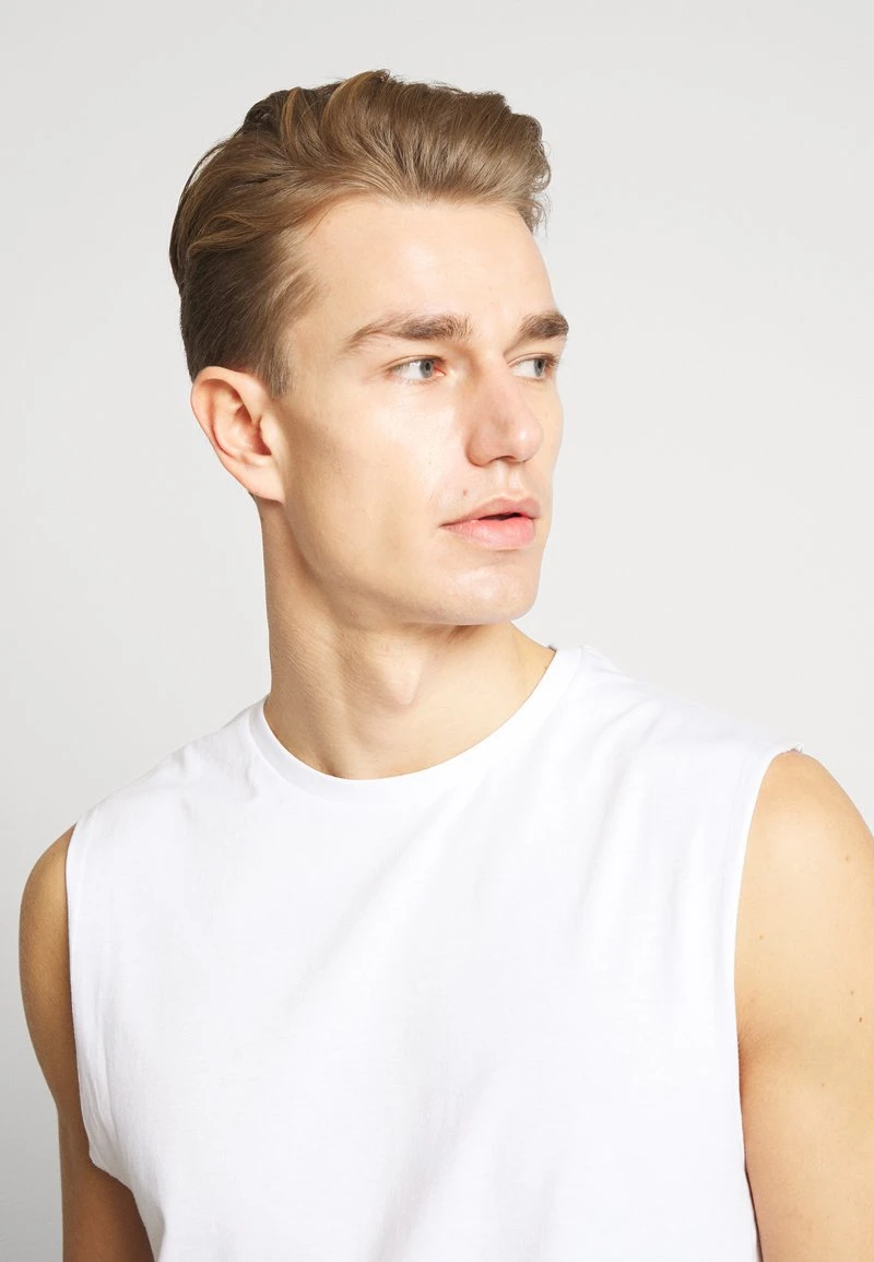 Pier One 3 PACK - T-Shirt Basic - Grey/white/black 6 Pier One 3 PACK - T-Shirt Basic - Grey/white/black – Bild 6