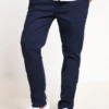 Pier One SLIM FIT CHINO - Chino - Dark Blue