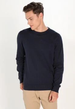 Pier One BASIC CREWNECK - Strickpullover - Dark Blue -Kleidung PierOne Store 329922927e9b4f2e90d457cc0511bf45 1