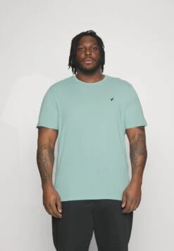 Pier One 5 PACK - T-Shirt Basic - Dark Green/beige/light Blue -Kleidung PierOne Store 3f6494368a9744978fbf48ab5a067dae