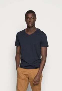 Pier One 5 PACK - T-Shirt Basic - White/blue/black -Kleidung PierOne Store 4a34d78ca51f42698346376dd60fb2d7