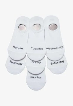 Pier One 7 PACK - Füßlinge - White -Kleidung PierOne Store 4d2bd21c5fc2480db9e996cf3b6bb60f