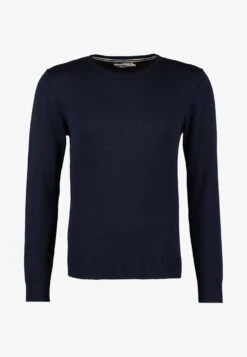 Pier One BASIC CREWNECK - Strickpullover - Dark Blue -Kleidung PierOne Store 559fd963f3bf4be6abe2b2155cf5f818