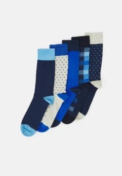 Pier One 5 PACK - Socken - Yellow/dark Blue/grey -Kleidung PierOne Store 580acb82325f4f248c45bf41b74d44c3 1