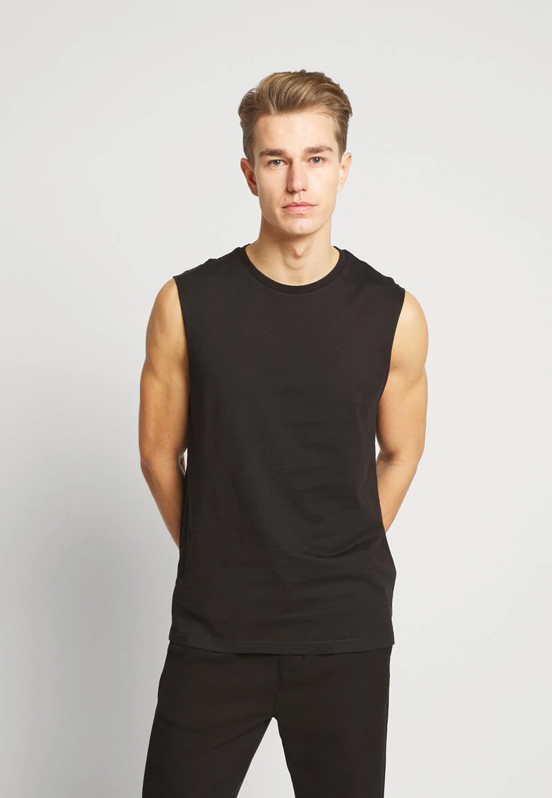 Pier One 3 PACK - T-Shirt Basic - Grey/white/black 4 Pier One 3 PACK - T-Shirt Basic - Grey/white/black – Bild 4