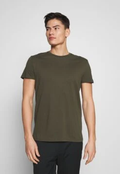 Pier One 5 PACK - T-Shirt Basic - Olive/ White/ Navy /yellow /black -Kleidung PierOne Store 6388f246a6aa4b66b3d378922f10759e