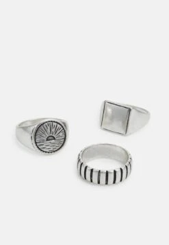 Pier One 3 PACK - Ring - Silver-coloured -Kleidung PierOne Store 659d4f7373ce4984b291c34e4b7a5cee