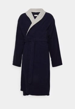 Pier One SHAWL TOWEL BATHROBE - Bademantel - Dark Blue -Kleidung PierOne Store 67f610d064e84b5daaa9a12f82d45b4b