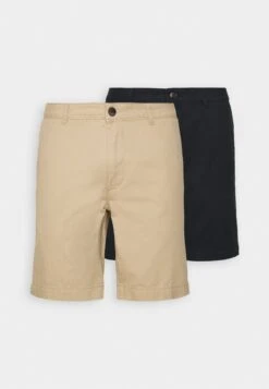 Pier One 2 PACK - Shorts - Tan/black -Kleidung PierOne Store 6d9aaab23c01455689a1f97d308c1dcf