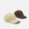 Pier One UNISEX 2 PACK - Cap - Khaki/sand