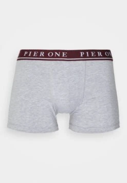 Pier One 5 PACK - Panties - Bordeaux/mottled Grey -Kleidung PierOne Store 8798162d0ce745f0998190a914ff7dd6