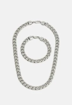 Pier One 2PACK SET - Halskette - Silver-coloured