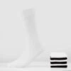 Pier One 7 PACK - Socken - White/black