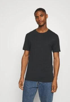 Pier One T-Shirt Basic - Black/white/light Grey -Kleidung PierOne Store 97c18e35b5f94069b6c162222882cabe