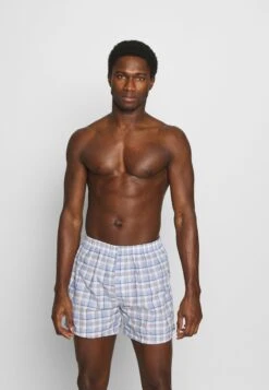 Pier One 5 PACK - Boxershorts - Light Blue/white -Kleidung PierOne Store 99a4bd53733c43c3a89af2e6271e1a81