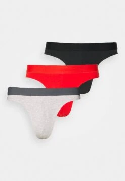 Pier One 3 PACK - Slip - Red/grey/black -Kleidung PierOne Store 9ecedf99edb840a0b860586dbd2381be