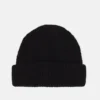 Pier One SHORT MICRO BEANIE UNISEX - Mütze - Black
