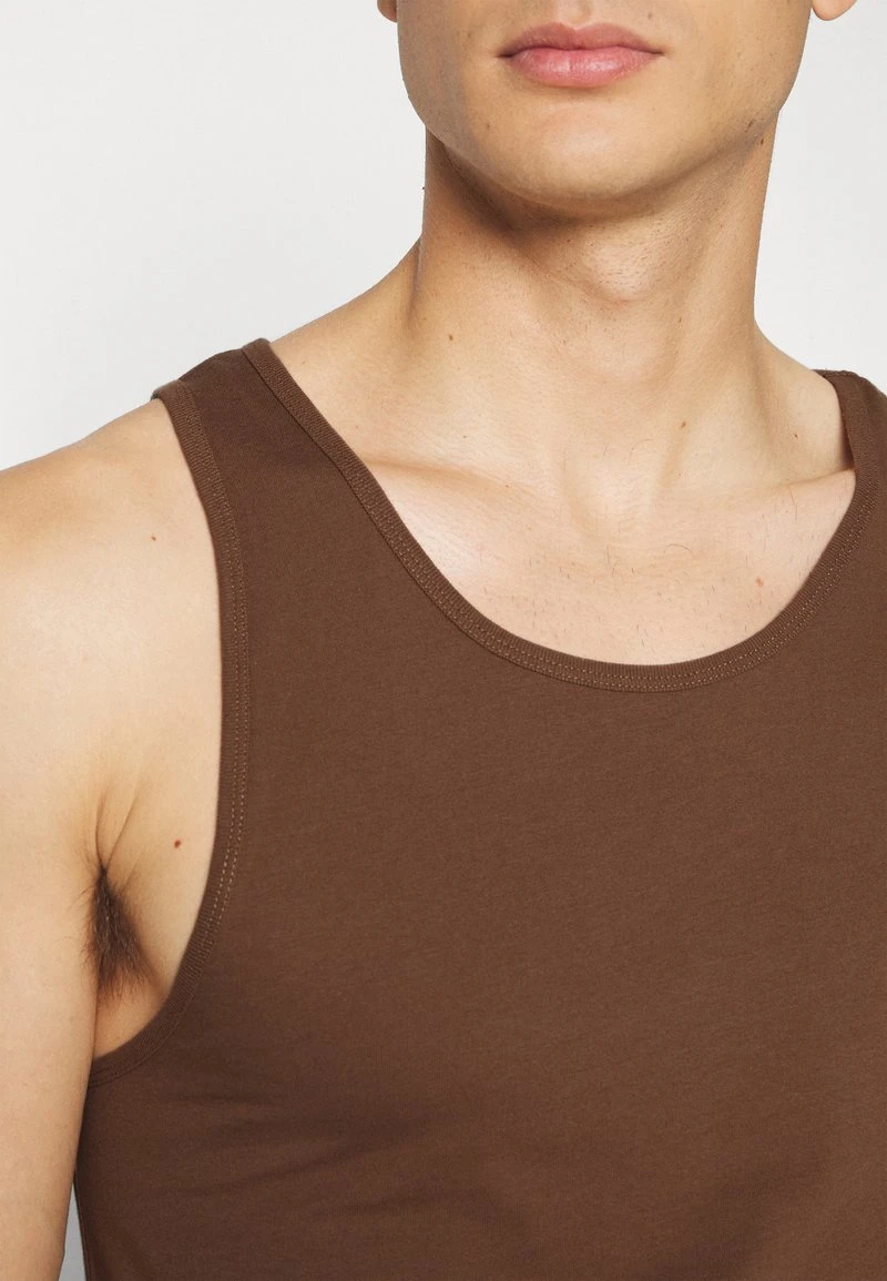 Pier One 3PCK SKIN TONE RIB VEST - Unterhemd/-shirt - Brown 5 Pier One 3PCK SKIN TONE RIB VEST - Unterhemd/-shirt - Brown – Bild 5