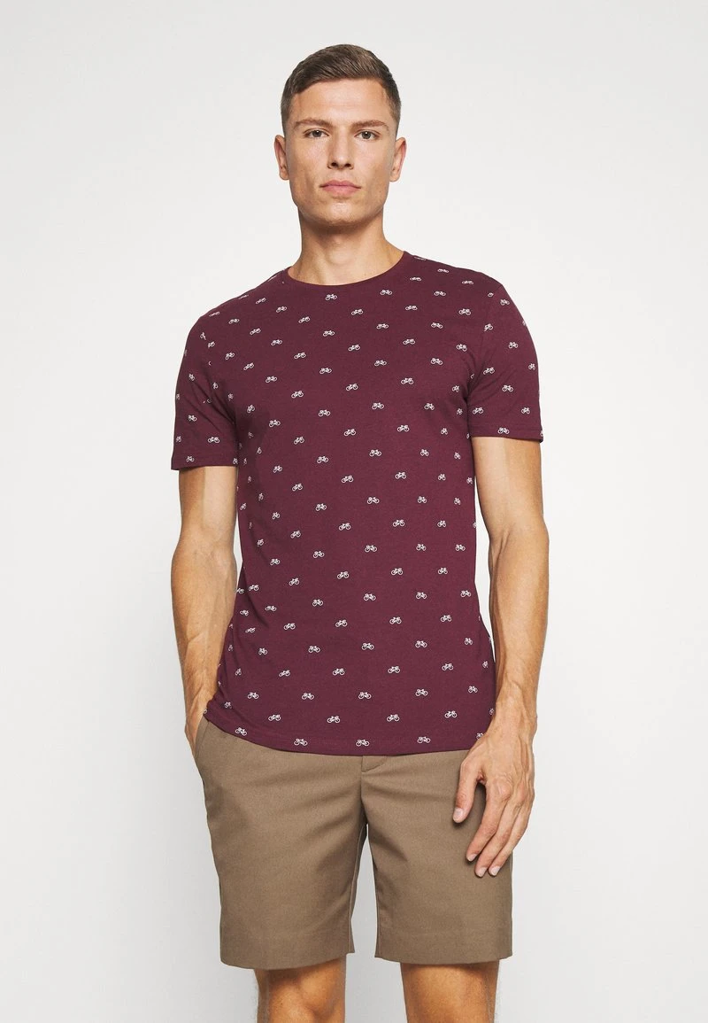 Pier One T-Shirt Print - Bordeaux 1 Pier One T-Shirt Print - Bordeaux
