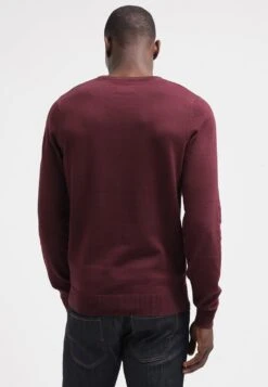 Pier One BASIC CREWNECK - Strickpullover - Bordeaux -Kleidung PierOne Store aaf245cbddbb47c589ef82b506fadeca