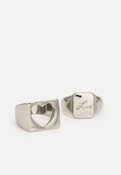 Pier One 2 PACK - Ring - Silver-coloured -Kleidung PierOne Store abbca4efc31e4d28b6ce8aed47ac97f3