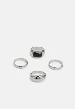 Pier One 4 PACK - Ring - Silver-coloured -Kleidung PierOne Store aeadc63877f447f29230d35189ec1dd8 1