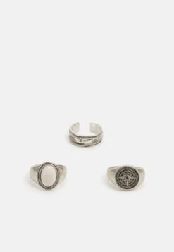 Pier One 5 PACK - Ring - Silver-coloured -Kleidung PierOne Store af359e71100c434e9c9716078e03e80c 2