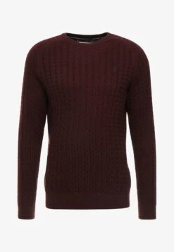 Pier One Strickpullover - Mottled Bordeaux -Kleidung PierOne Store b01a20a925a3490fb12d77990c4bbfde
