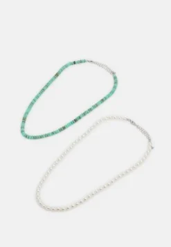 Pier One 2 PACK UNISEX - Halskette - Silver -Kleidung PierOne Store b6e1a1b49c3145ae95047928a486dea5 2