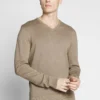 Pier One Strickpullover - Mottled Beige
