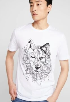 Pier One T-Shirt Print - White -Kleidung PierOne Store bc7a16a4618b493685c112de8b6356af