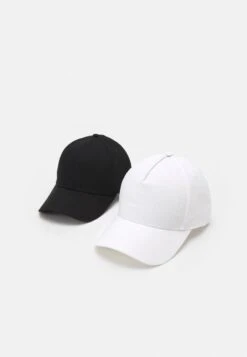 Pier One UNISEX 2 PACK - Cap - Black/white -Kleidung PierOne Store c81afa5f2a2041ba9384bf535a217551 1