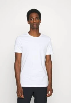 Pier One T-Shirt Basic - White/dark Grey/black -Kleidung PierOne Store ccaba947dedd40308da766d1715b11fa
