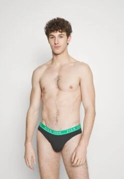 Pier One BRANDED WAISTBAND BRIEFS 3 PACK - Slip - Black -Kleidung PierOne Store ce9530d43d744385b55479d22aaeaad2