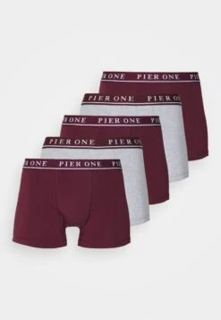 Pier One 5 PACK - Panties - Bordeaux/mottled Grey -Kleidung PierOne Store d14cfd0e857342e5ab780ebed3841c16 1