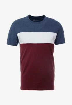 Pier One T-Shirt Print - Bordeaux / Dark Blue -Kleidung PierOne Store d46de368a5e64dda9995710ec9cb589c