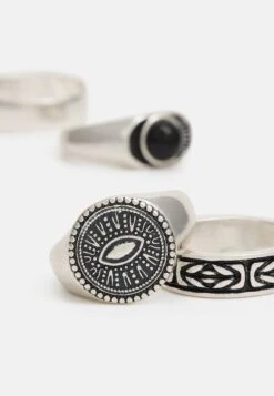 Pier One 5 PACK - Ring - Silver-coloured -Kleidung PierOne Store db6a637888e34ec5a4d8dceca3b8fe16