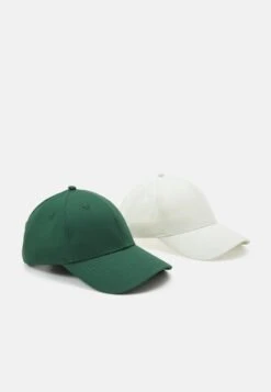 Pier One UNISEX 2 PACK - Cap - Green/off White -Kleidung PierOne Store dc65a133b29b44b0b489ea3a78f3a08f 1