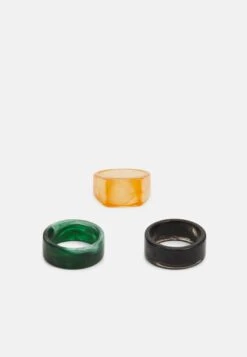 Pier One 3 PACK - Ring - Black/green/orange -Kleidung PierOne Store e0e17c68eb394d738bc8f7b1176a270e 1