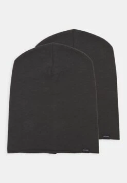 Pier One UNISEX 2 PACK - Mütze - Black/grey -Kleidung PierOne Store e50b8580c4fa40d19083df30a9f3b419