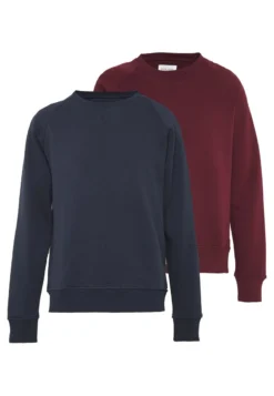 Pier One 2 PACK - Sweatshirt - Dark Blue/bordeaux -Kleidung PierOne Store e8ca40f9b80c4f6f9ec83d1f66be0f35 1