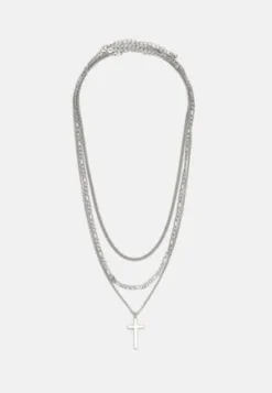 Pier One 2 PACK - Halskette - Silver-coloured -Kleidung PierOne Store ef519ba4079c438db2e9e875d8bb4adb