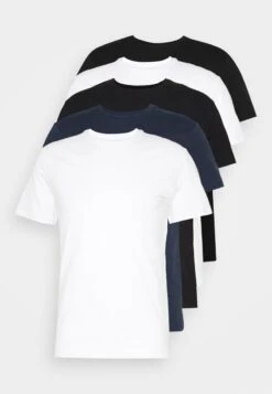 Pier One T-Shirt Basic - Black/white/blue 9 Pier One T-Shirt Basic - Black/white/blue -Kleidung PierOne Store f1b37127ec2d45f98139c878d4f29450