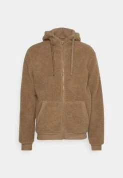 Pier One BORG ZIP-UP JACKET - Fleecejacke - Dark Green -Kleidung PierOne Store f1b9950d7cb9410eb6aef1dd88daa0f5