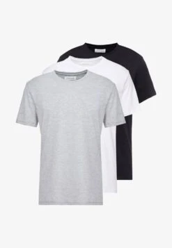 Pier One 3 PACK - T-Shirt Basic - White/black/light Grey 11 Pier One 3 PACK - T-Shirt Basic - White/black/light Grey -Kleidung PierOne Store f785e71fb58e4e639608a247ef343f6c